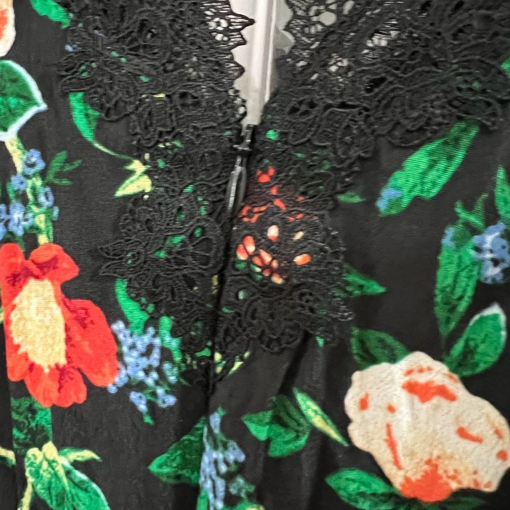 Anthropologie Lacy V-Neck Mini Dress - Size 8 - Picture 10 of 11